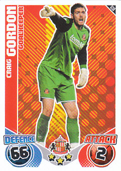 Craig Gordon Sunderland 2010/11 Topps Match Attax #U38